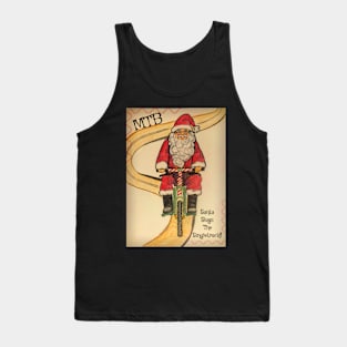 MTB, Santa Slays The Singletrack Tank Top